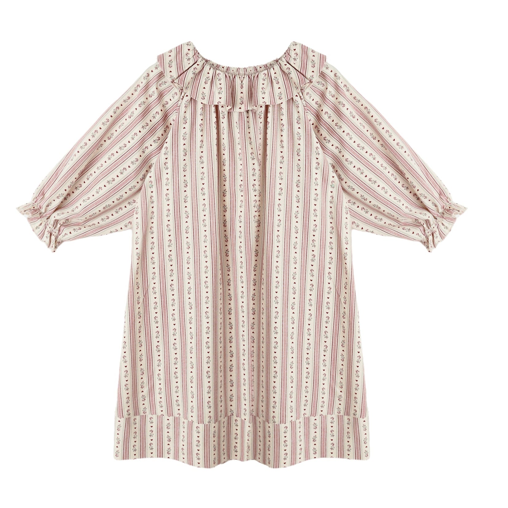 Rylee & Cru Candy Cane Stripe Nightgown