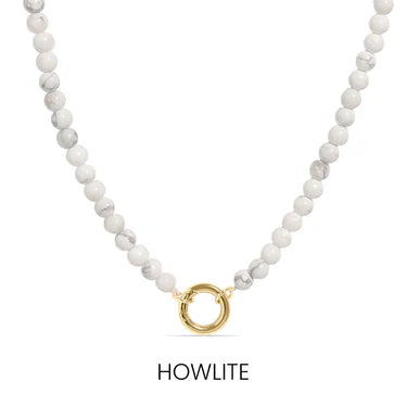 Natural Stone Bead Necklace