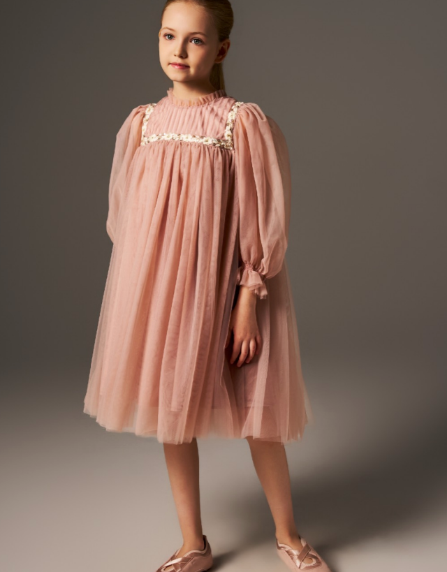 Girl's Kate Dusty Rose Tulle Float Dress