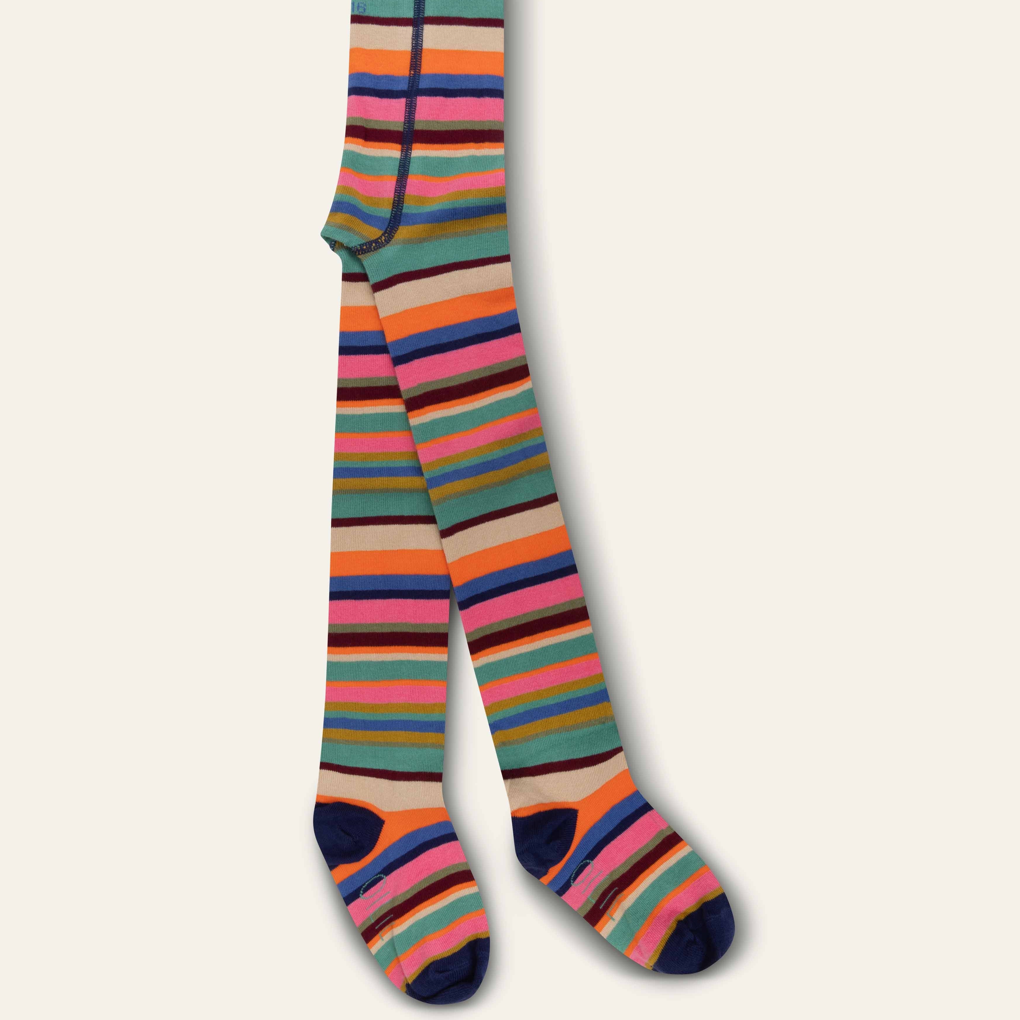 Girl's Oilily Multi Stripe Tights