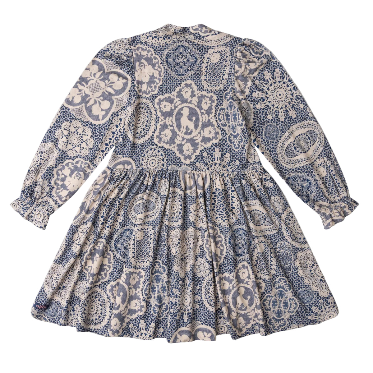 OIlily Doulouse Rayon Lace Print Dress