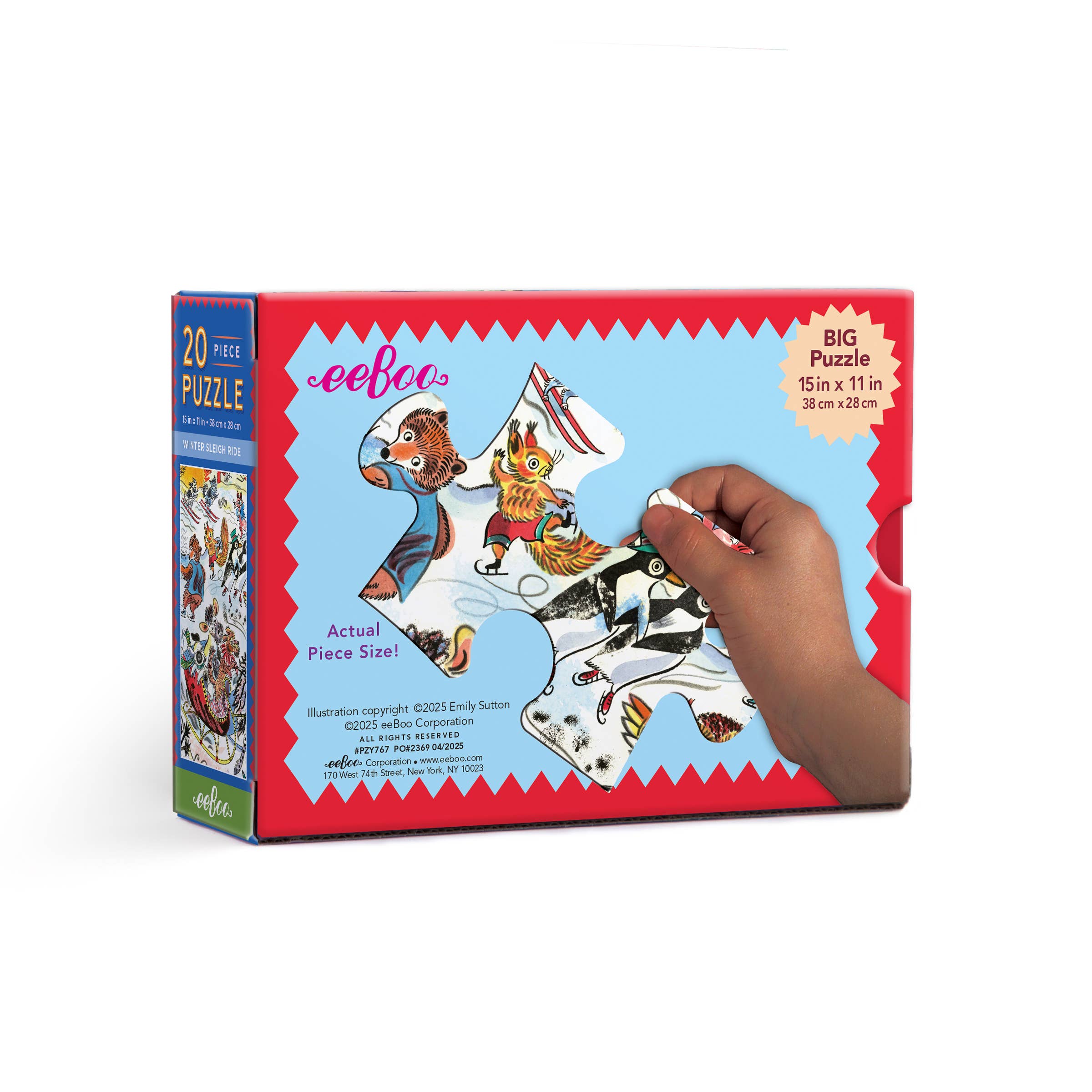 Winter Sleigh Ride 20 Piece Puzzle