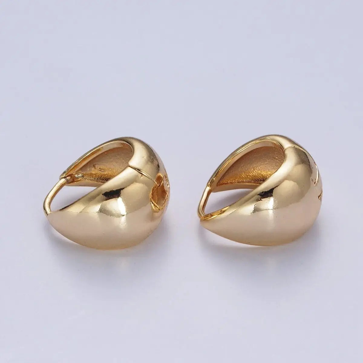 Chubby Hoop Earring 24K Gold Filled Earring