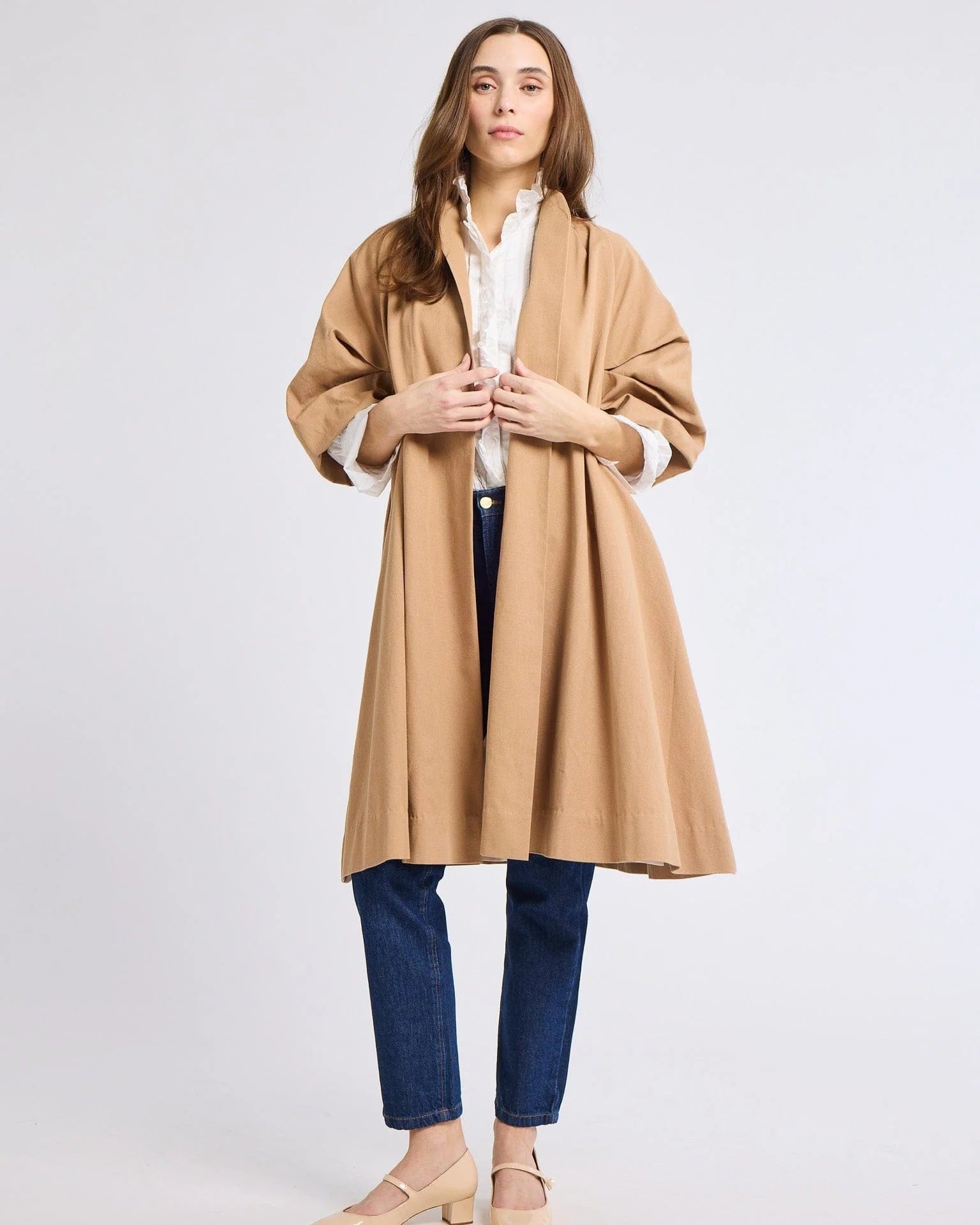 Almond Twill Josephine Coat