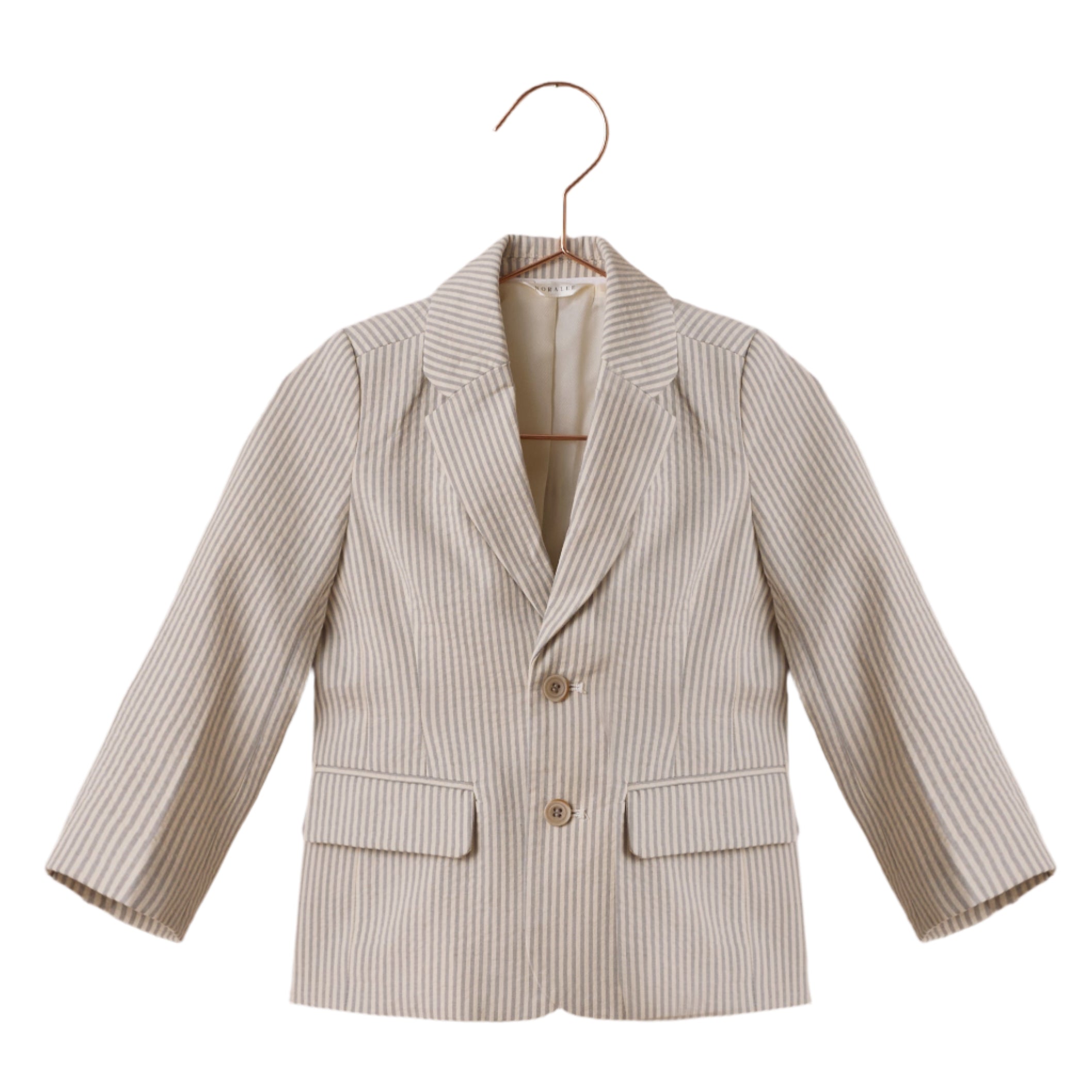 Sage Seersucker Blazer