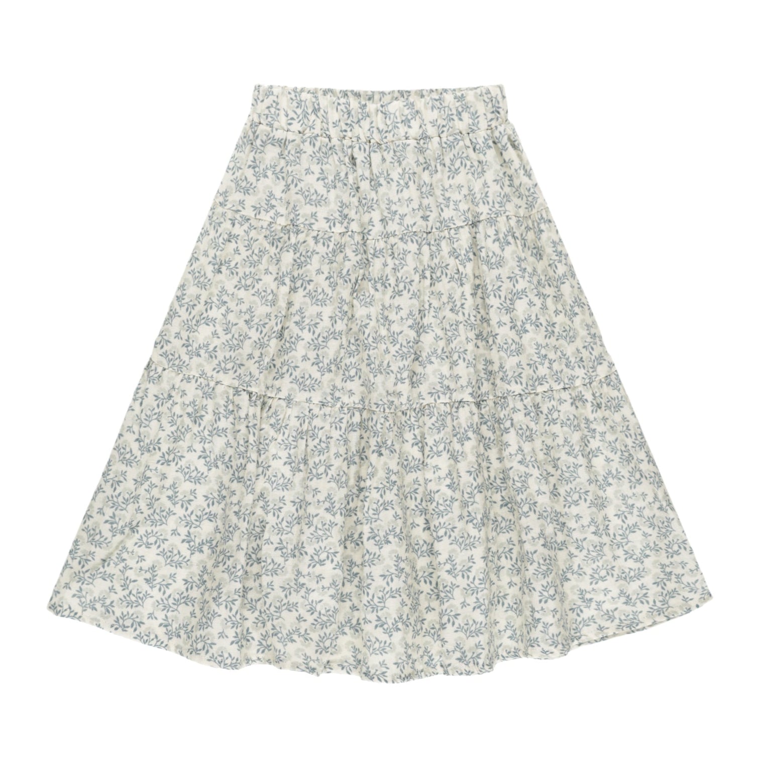 Rylee & Cru Blue Blossom Midi Skirt