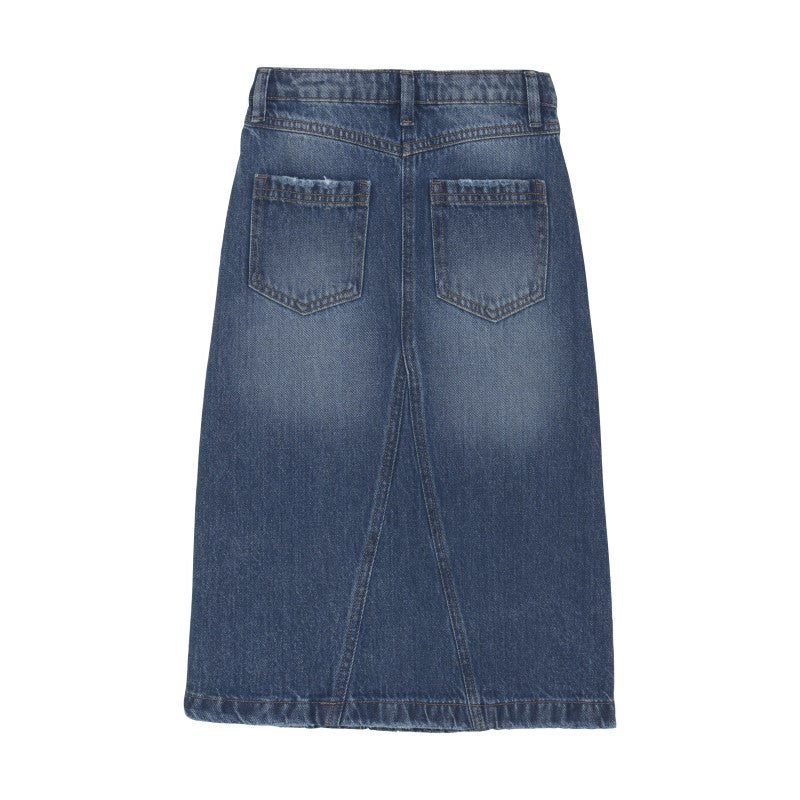 Girl's Denim 5 Pocket Skirt