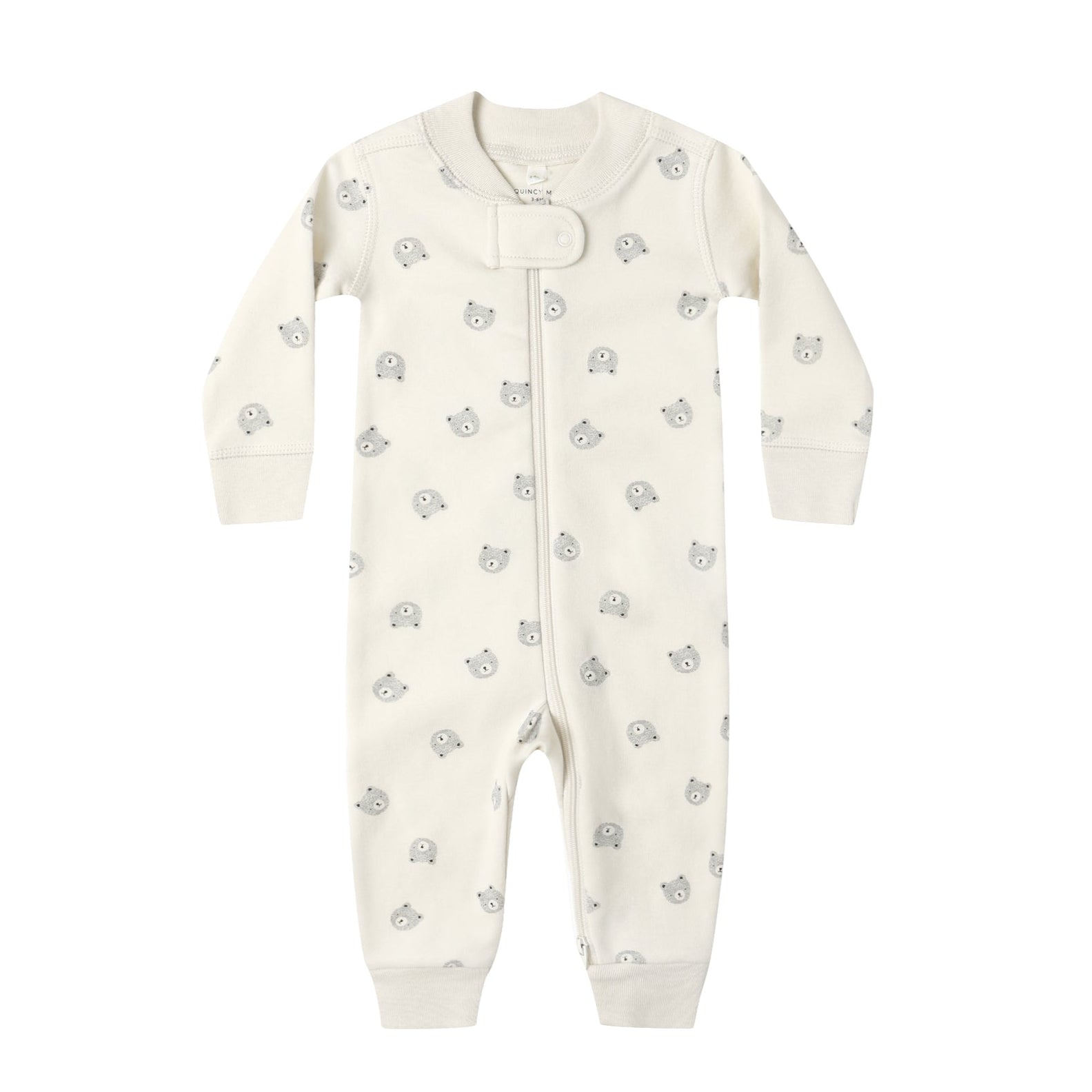 Quincy Mae Bears Zip Footie