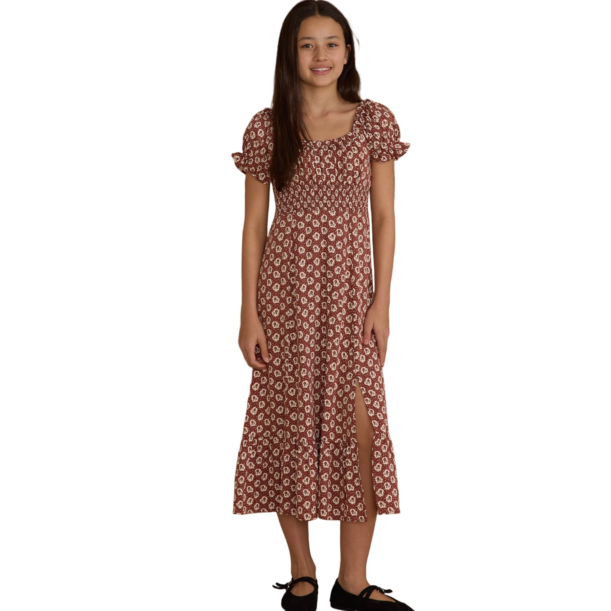 Rylee Cru Ruby Fleur Lana Peasant Dress