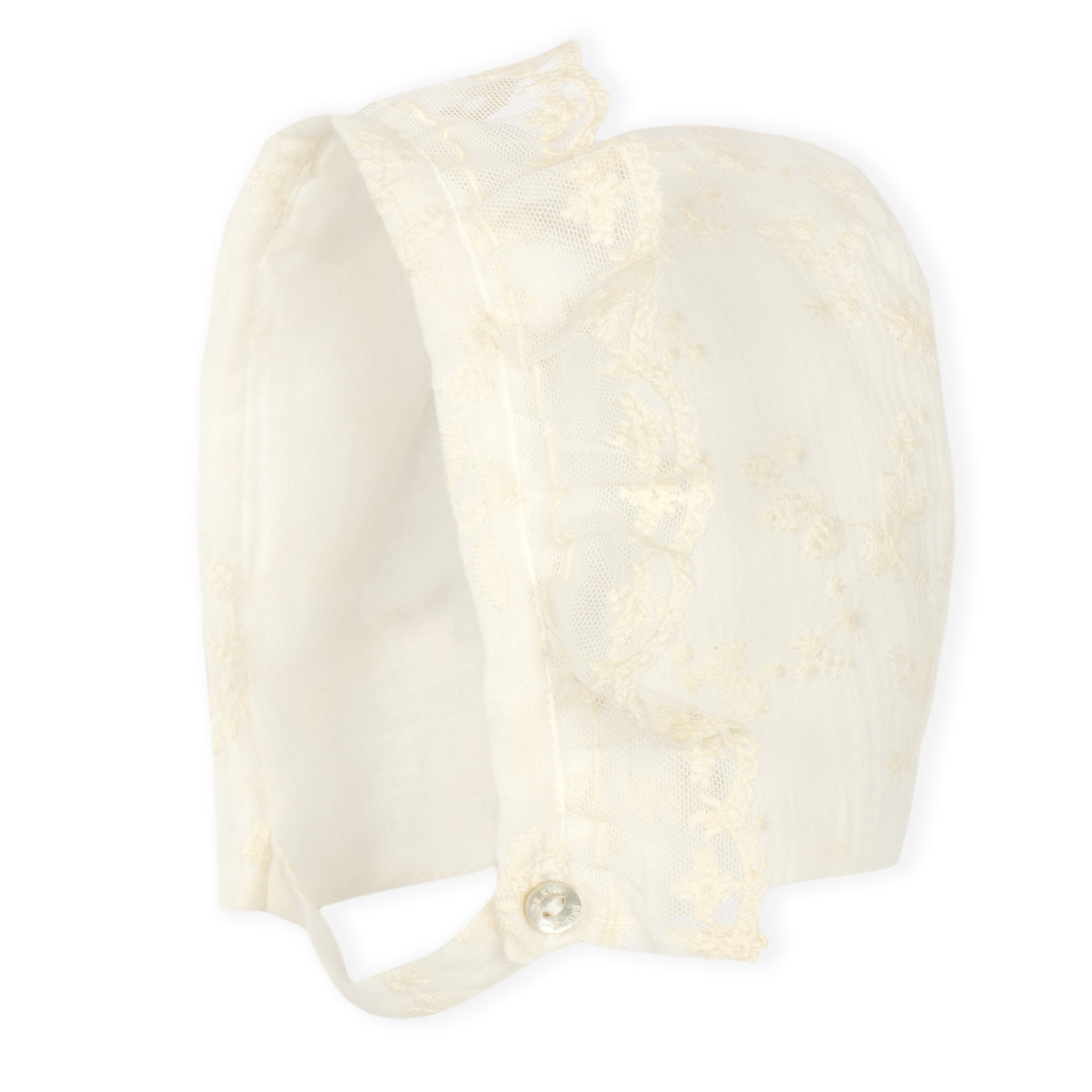 Ecru Lace Bonnet