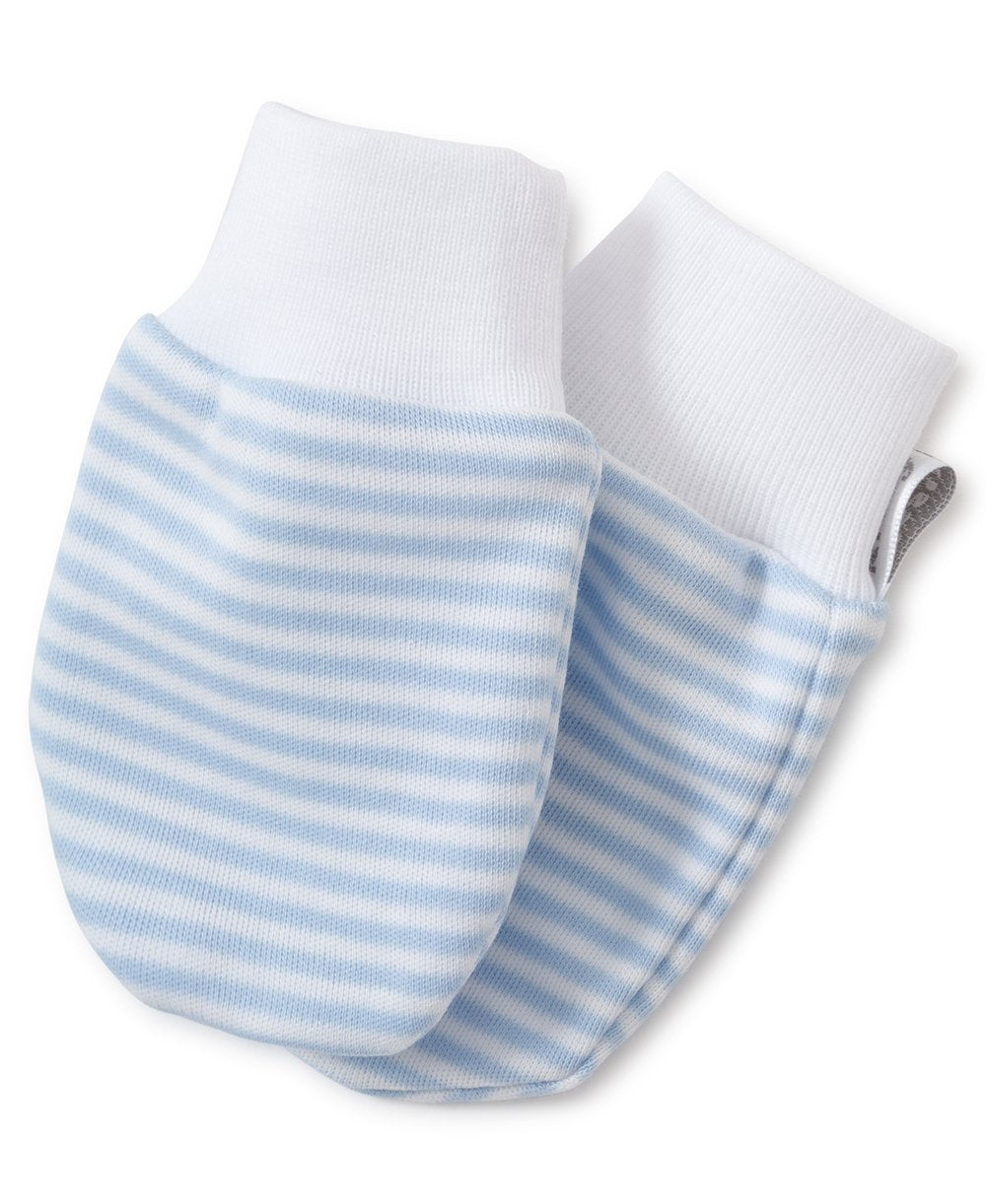 Newborn Stripe Mitten Hand Covers